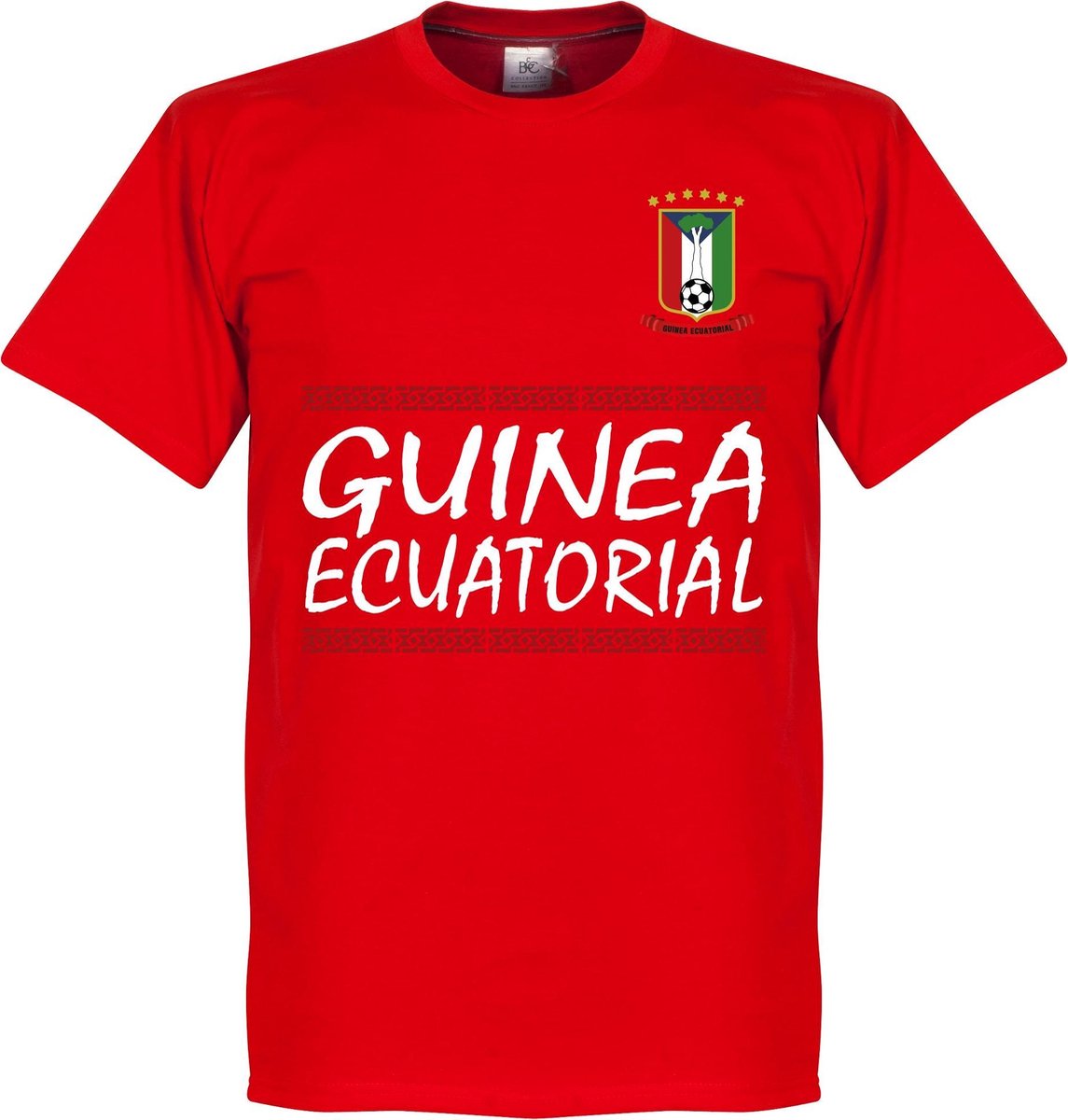 1145x1200-205 Equatoriaal-Guinea Team T-Shirt - Rood - XXXL - Afbeelding 1
