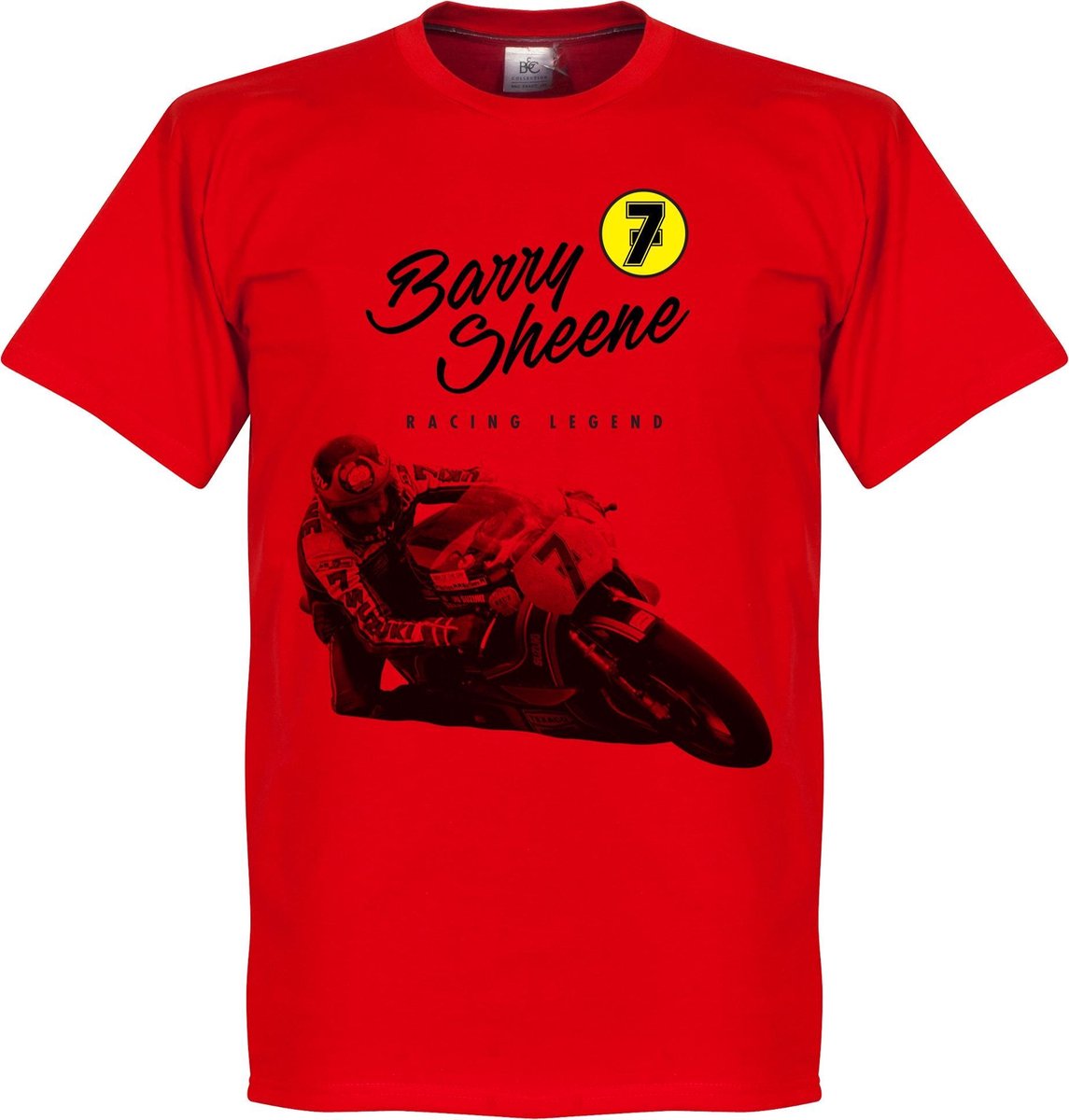 1145x1200-47 Barry Sheene T-Shirt - Rood - Kinderen - 116 - Afbeelding 1