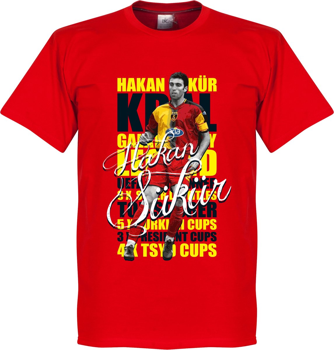 1145x1200-49 Hakan Sukur Legend T-Shirt - L - Afbeelding 1
