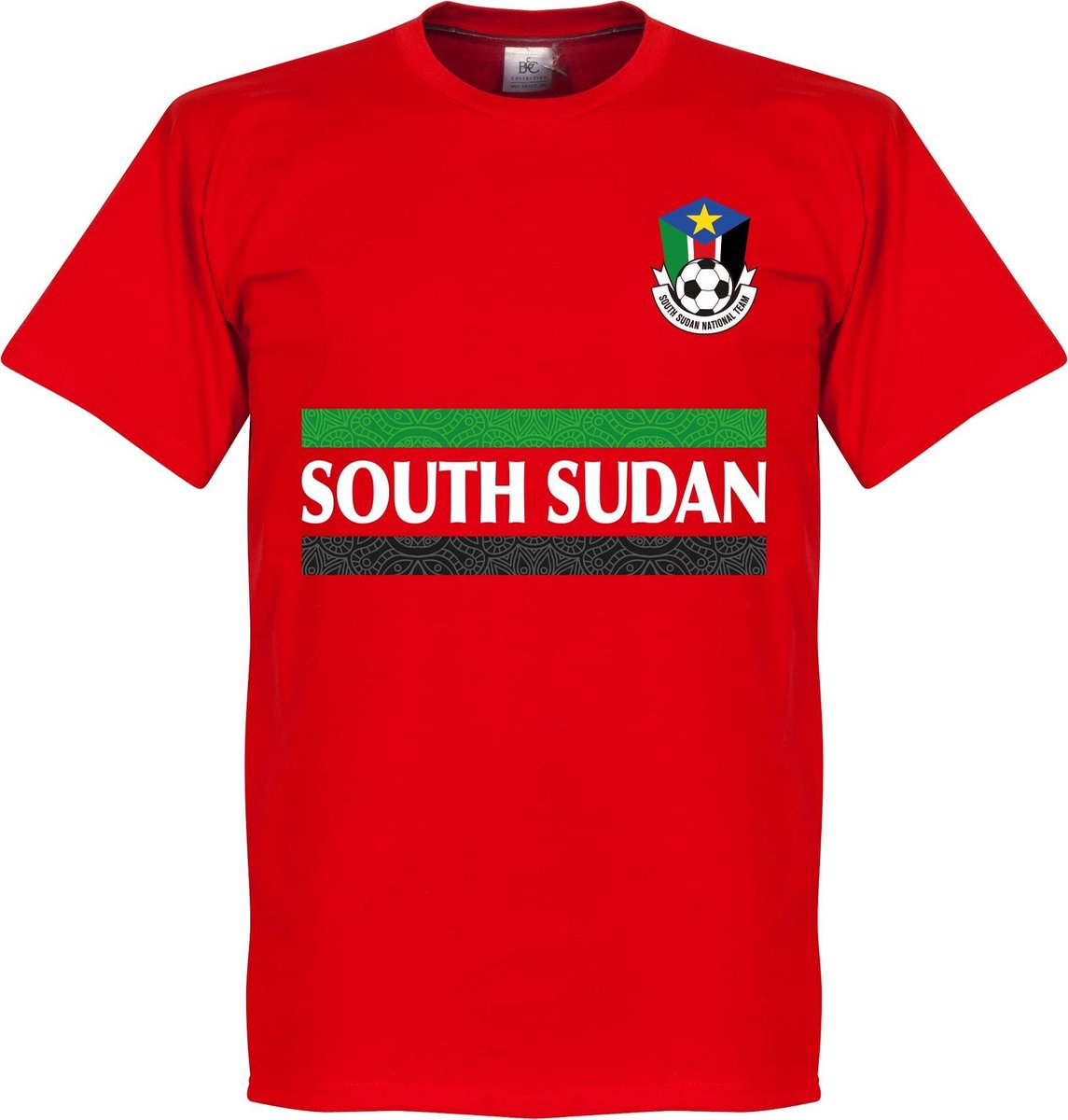 1145x1200-56 Zuid Soedan Team T-Shirt - Rood - XXL - Afbeelding 1