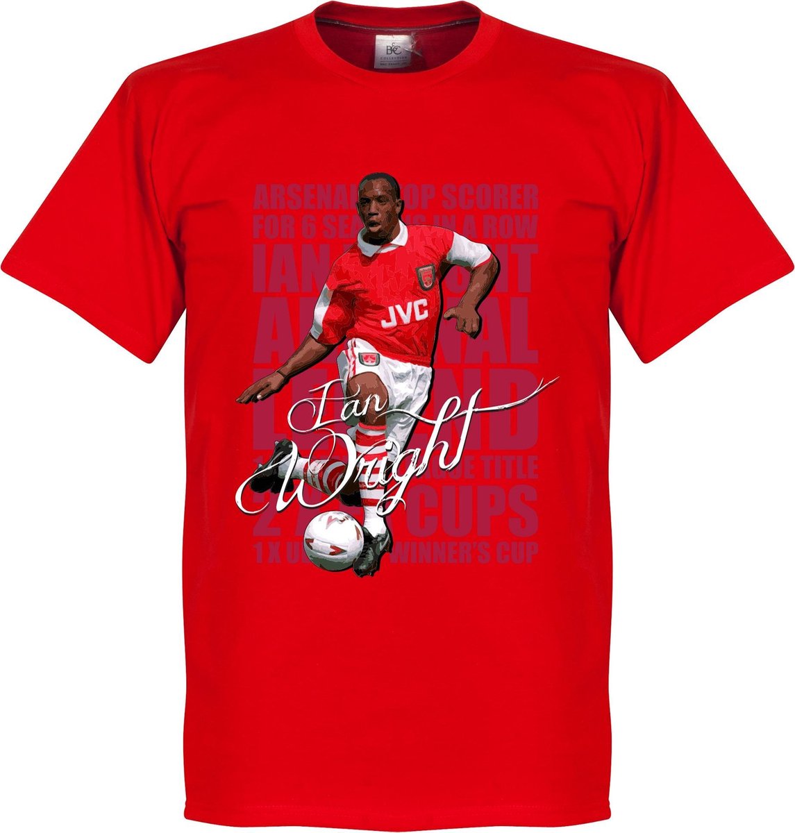 1145x1200-68 Ian Wright Legend T-Shirt - S - Afbeelding 1