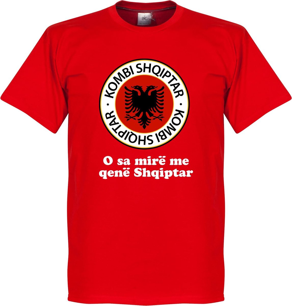 1146x1200-28 Albanië Slogan Logo T-Shirt - XS - Afbeelding 1