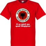 Albanië Slogan Logo T-Shirt - XL
