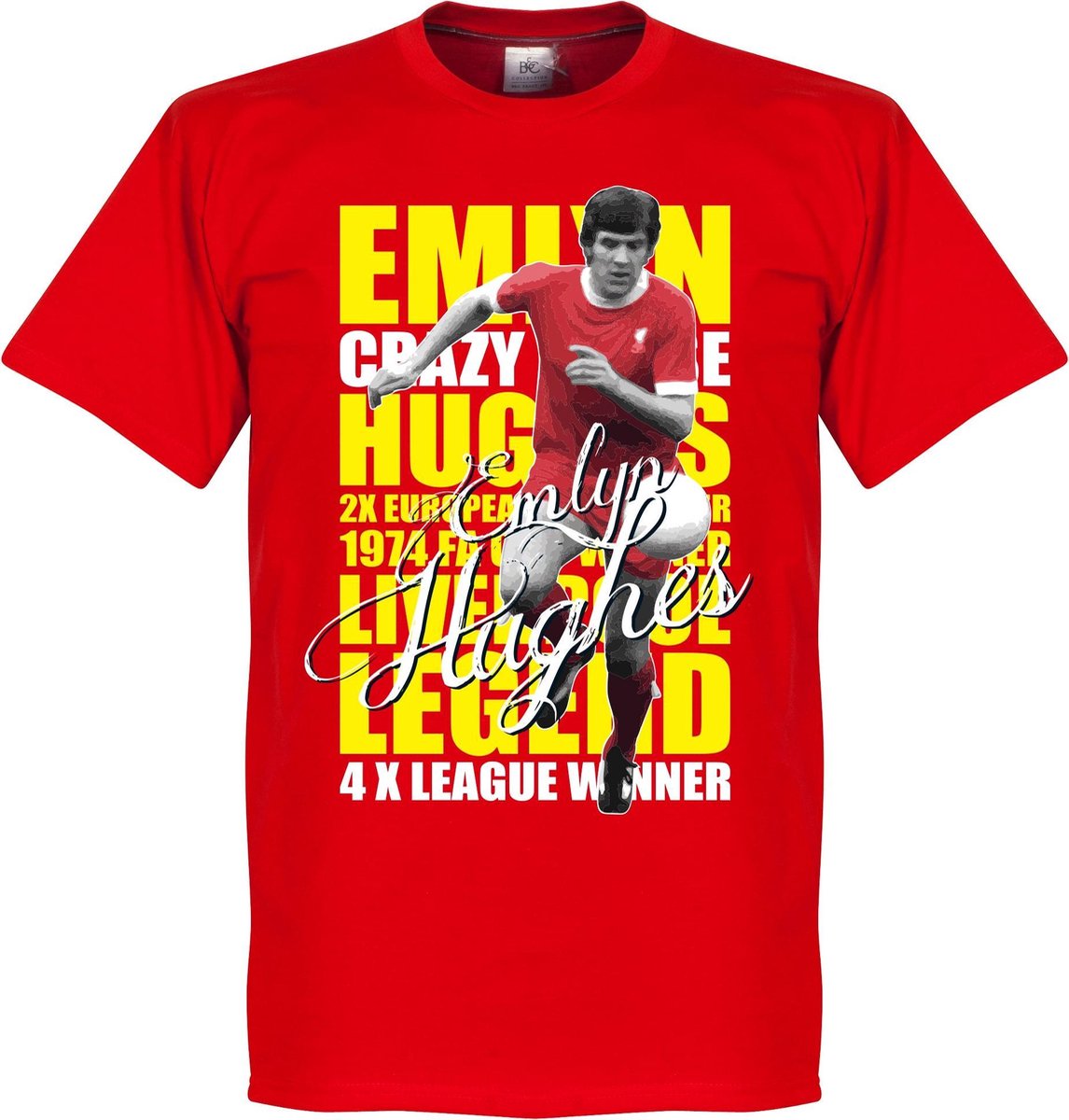 1146x1200-9 Emlyn Hughes Legend T-Shirt - XS - Afbeelding 1