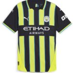 Puma Manchester City Fc Authentic 24/25 Weg T-shirt Met Korte Mouwen Geel XL Man,Vrouw