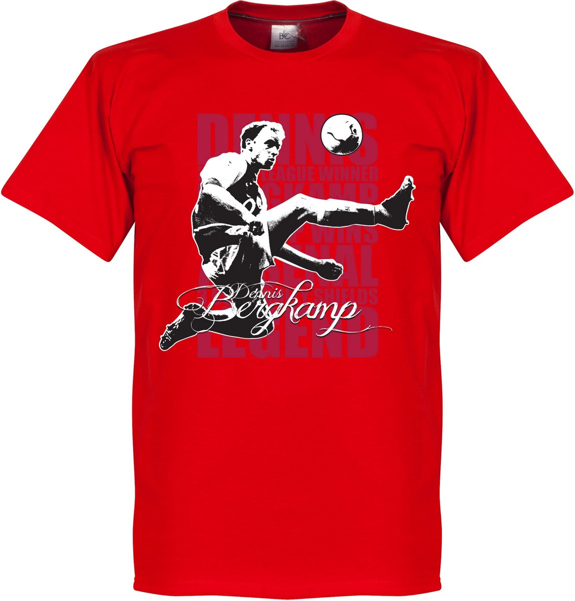 1148x1200-14 Dennis Bergkamp Legend T-Shirt - Rood - Kinderen - 140 - Afbeelding 1