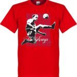Dennis Bergkamp Legend T-Shirt - Rood - Kinderen - 128