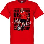 Paul Scholes Legend T-Shirt - Rood - Kinderen - 152