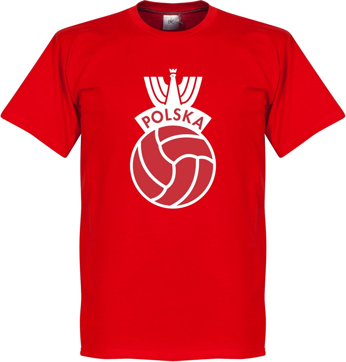 1148x1200-9 Polen Vintage Logo T-Shirt - Rood - 3XL - Afbeelding 1