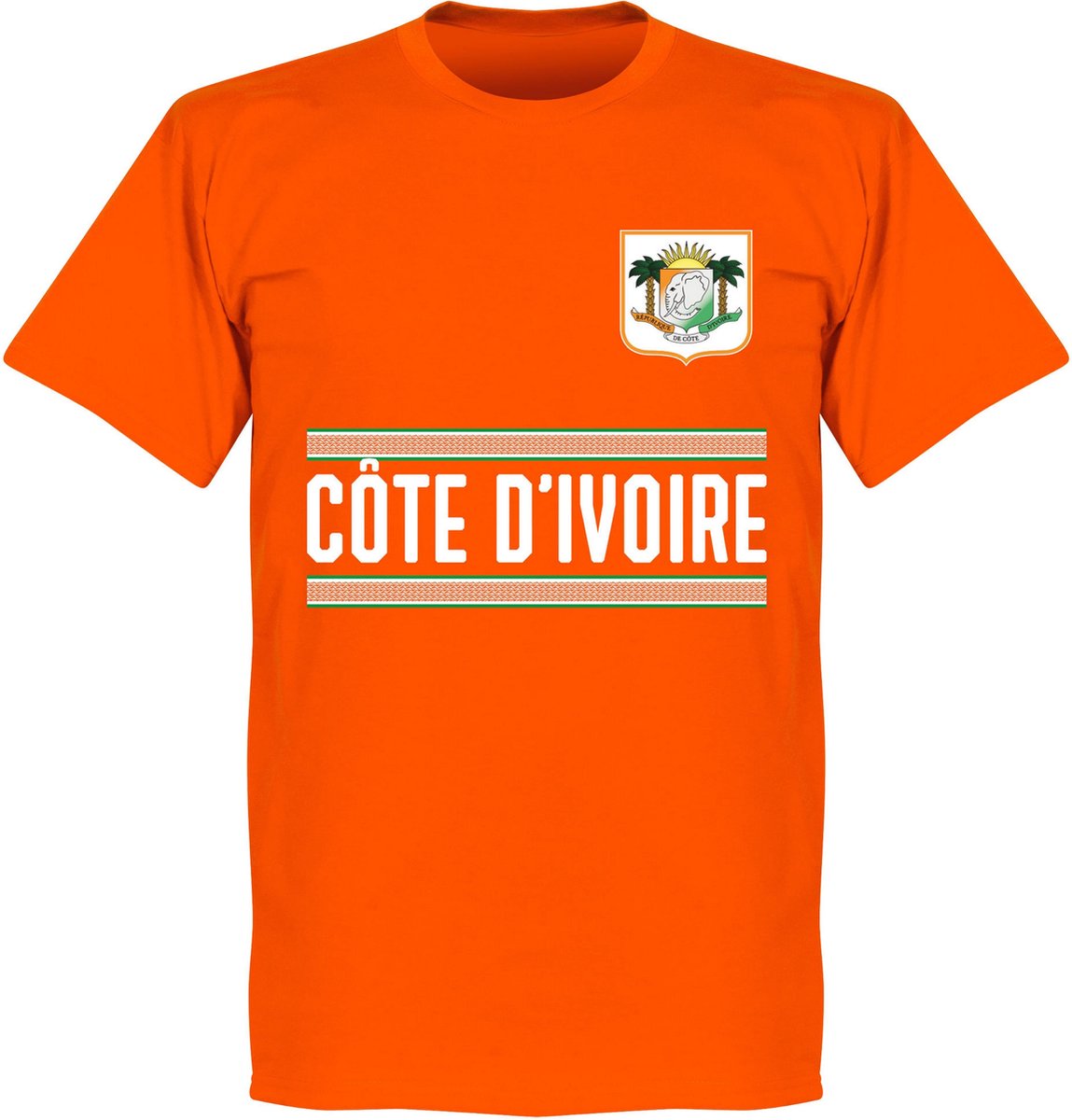 1149x1200-1 Ivoorkust Team T-Shirt - Oranje - M - Afbeelding 1