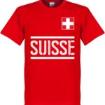 Zwitserland Team T-Shirt - Rood - XS