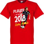 Modric Voetballer van het jaar 2018 T-Shirt - Rood - XL