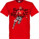 Pogba Script T-Shirt - Rood - Kinderen - 152
