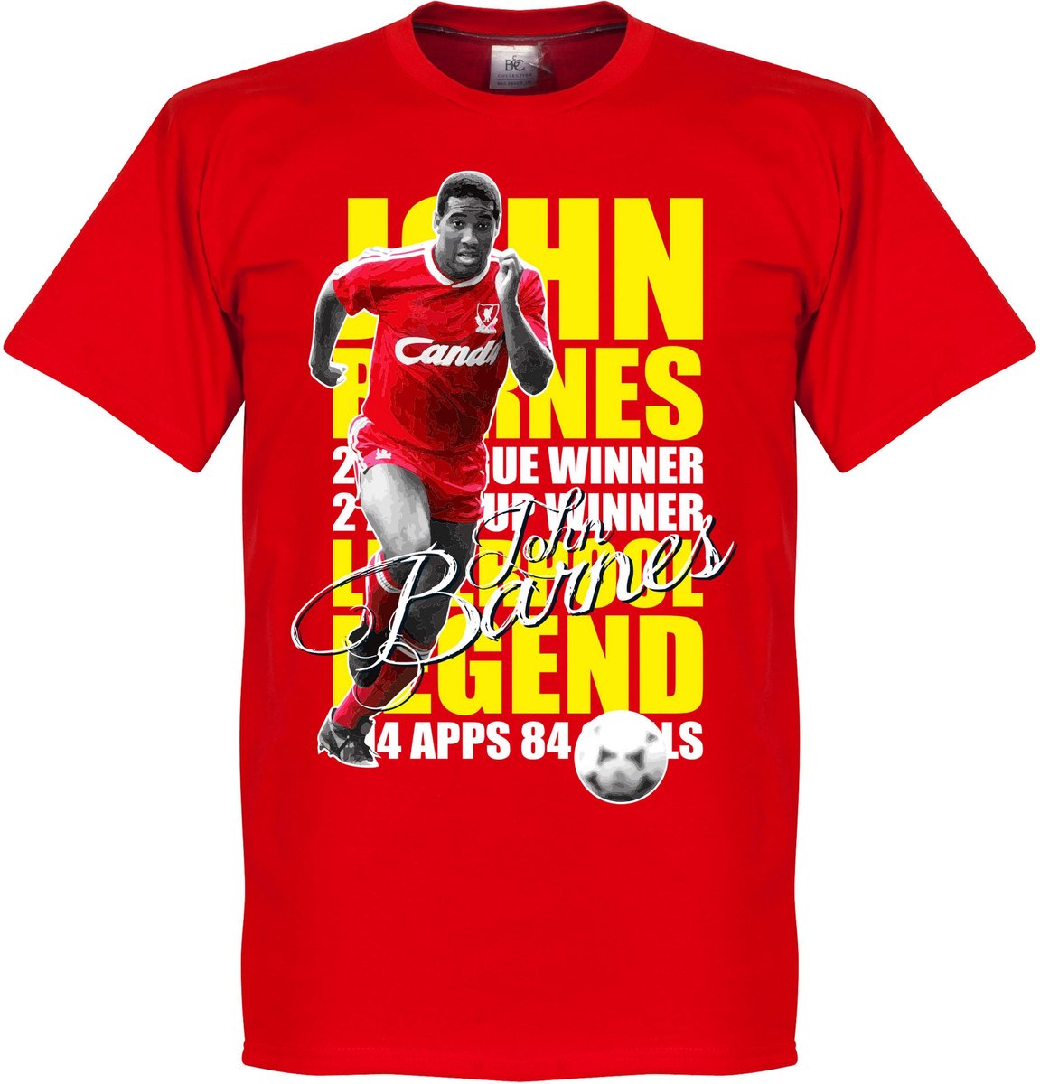 1151x1200-28 John Barnes Legend T-Shirt - L - Afbeelding 1