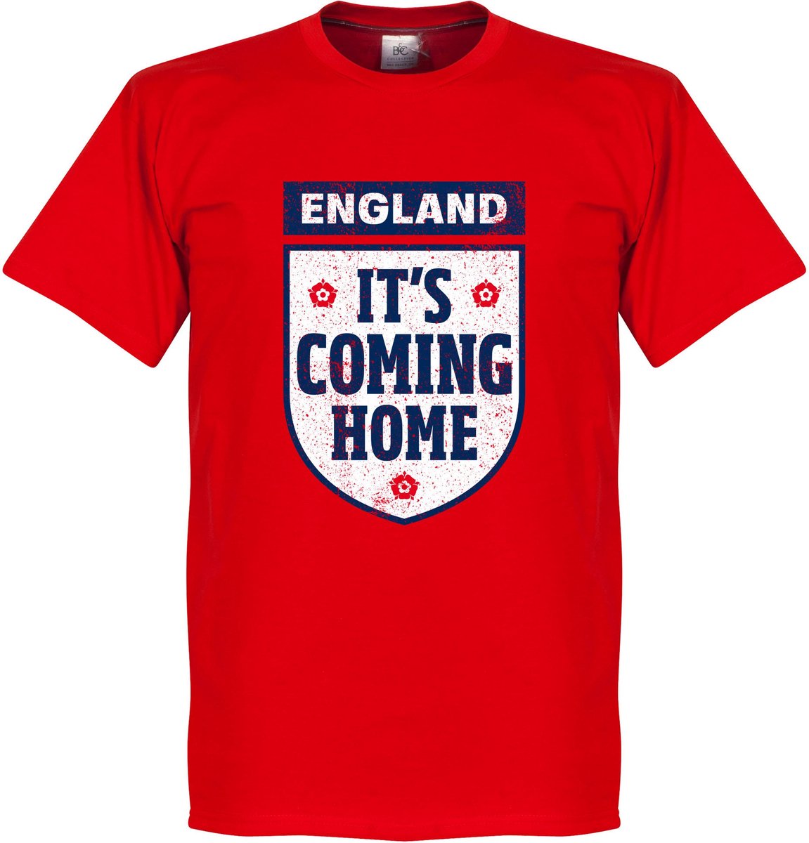 1151x1200-6 It's Coming Home England T-Shirt - Kinderen - Rood - 128 - Afbeelding 1