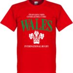 Wales Rugby T-Shirt - Rood - Kinderen - 92/98
