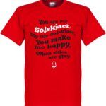 Ole Solskjaer Song T-Shirt - Rood - XXL