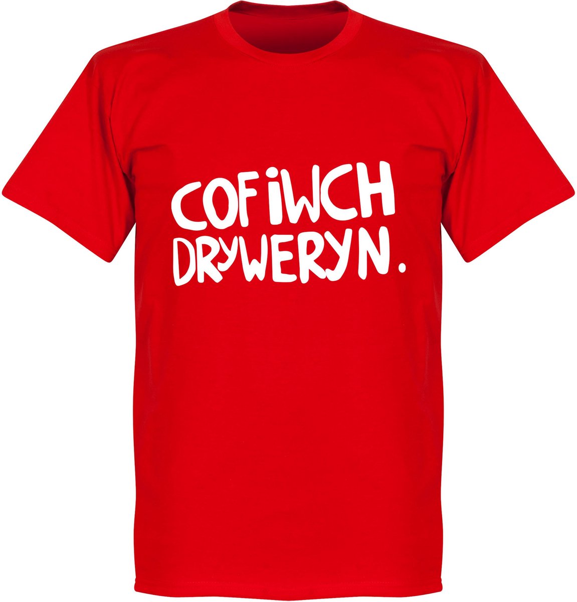 1151x1200-98 Cofiwch Dryweryn T-Shirt - Rood - XXL - Afbeelding 1