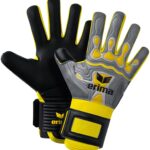 Erima Flex-Ray Hardground Keepershandschoenen Kinderen - Grijs / Geel | Maat: 4