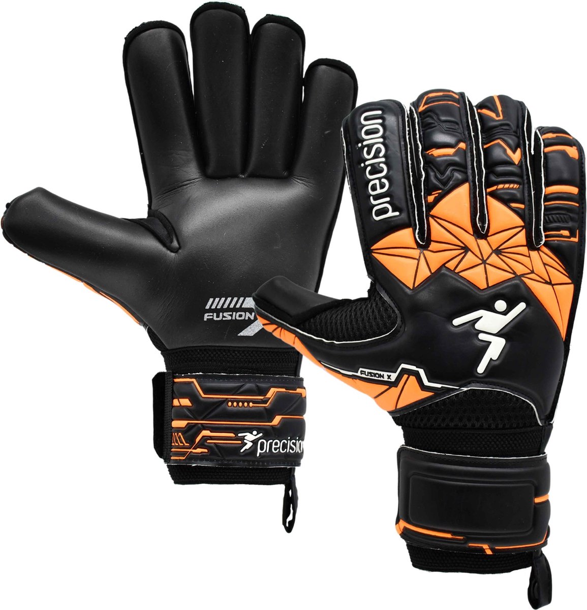 1155x1200-4 Precision Junior Fusion X Roll Finger Protect GK Gloves - Afbeelding 1