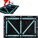 Non-slip Voetbalmat 60 x 90 cm - Trainingsmat voor Shockabsorptie, Verbeter Dribbelen en Balcontrole, Geschikt voor Kinderen en Volwassenen