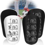 Mini scheenbeschermers voor kinderen, 2 paar, 8 x 5 cm, lichtgewicht en sterk, ideaal voor voetbal, joggen en hardlopen