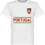 Portugal Team T-Shirt - Wit - XXL