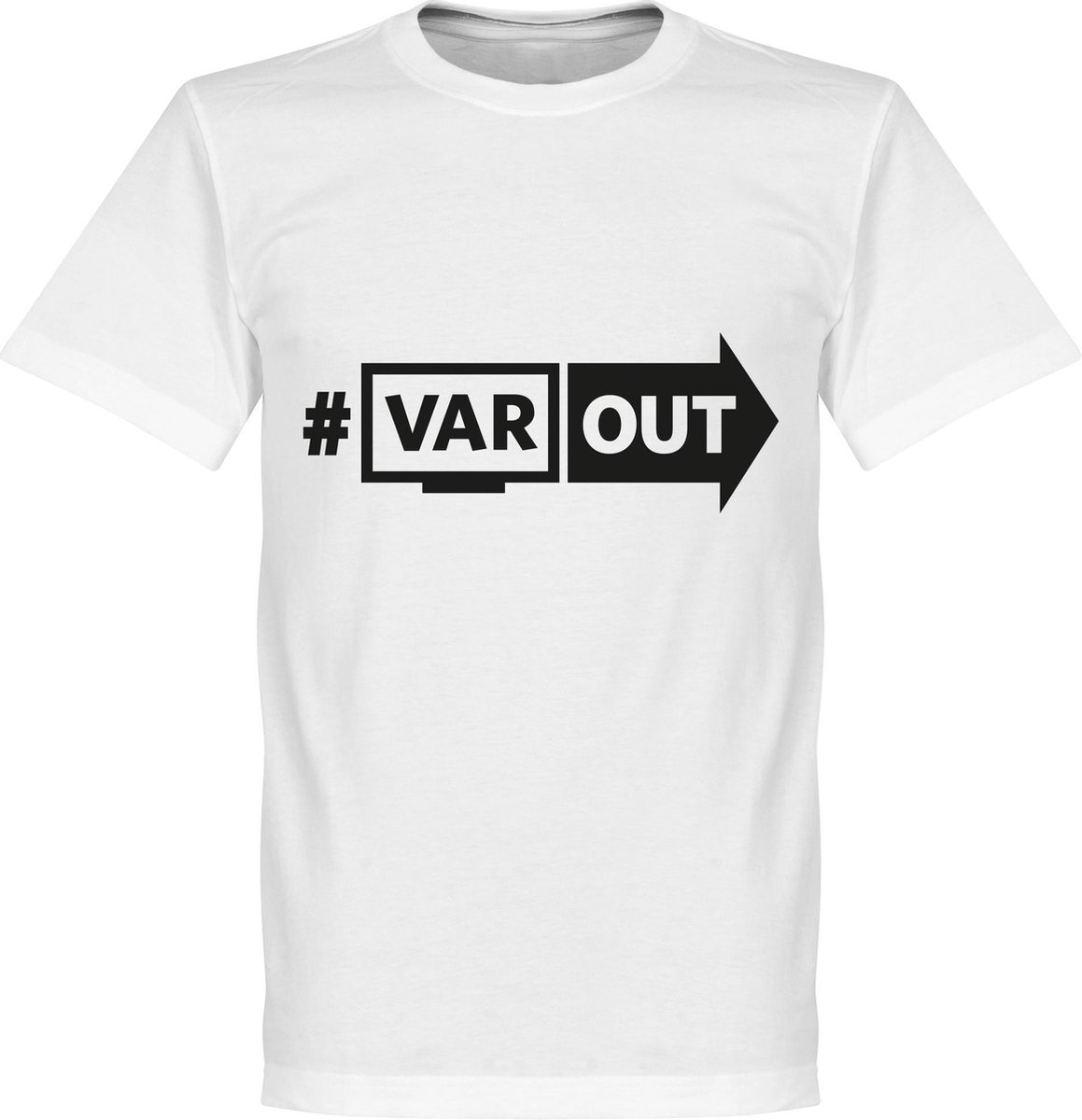 1159x1200-102 VARout T-Shirt - Wit/ Zwart - XS - Afbeelding 1