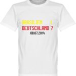 Brazilië - Duitsland 1-7 Scoreboard T-Shirt - M