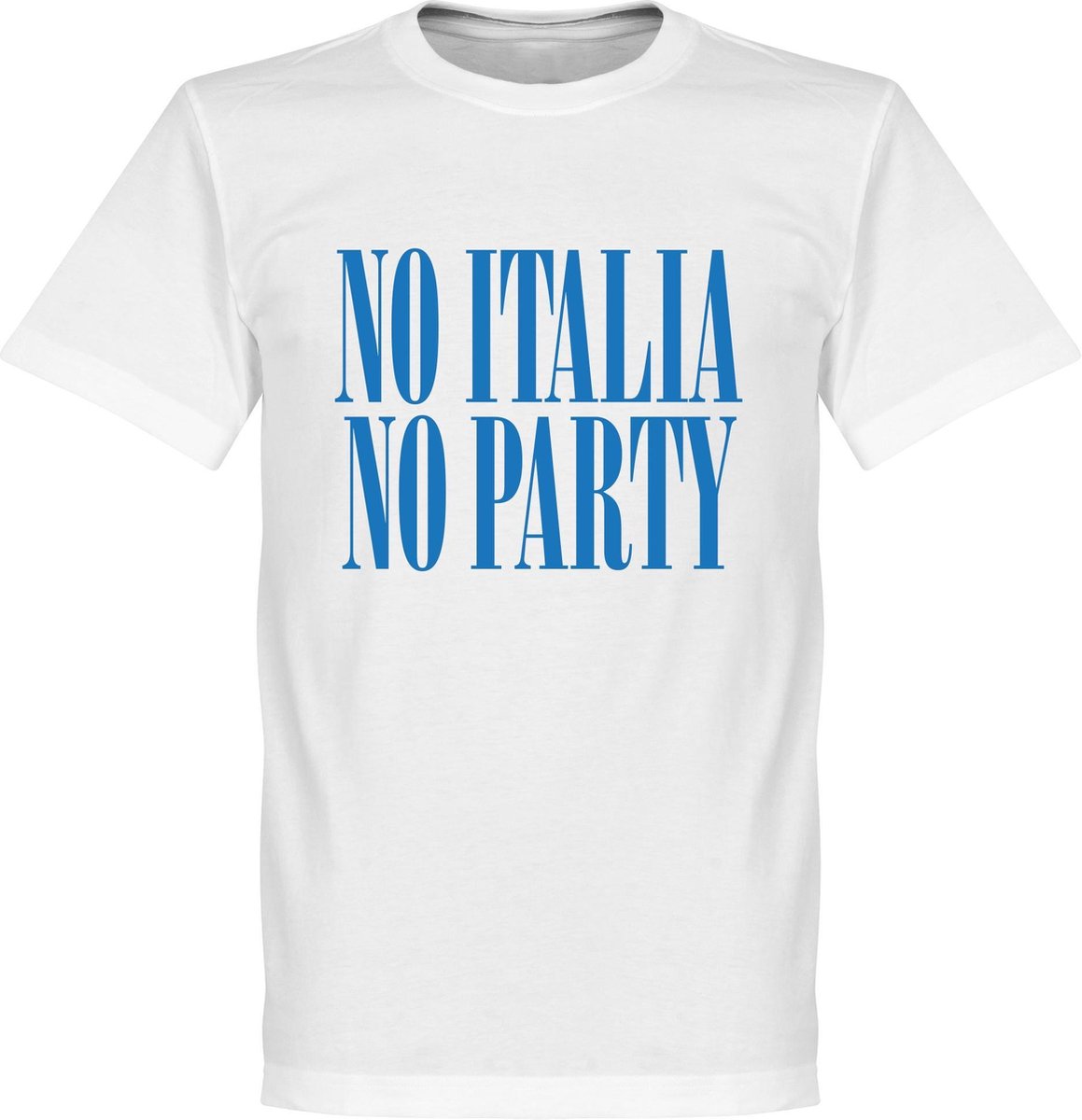 1159x1200-1089 No Italia No Party T-Shirt - L - Afbeelding 1