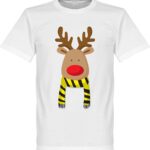 Reindeer Supporter T-Shirt - Zwart/Geel - Kinderen - 140