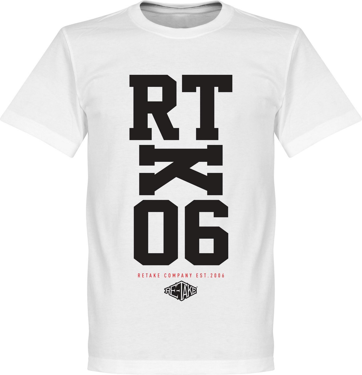 1159x1200-188 Retake RTK06 T-Shirt - Wit - S - Afbeelding 1