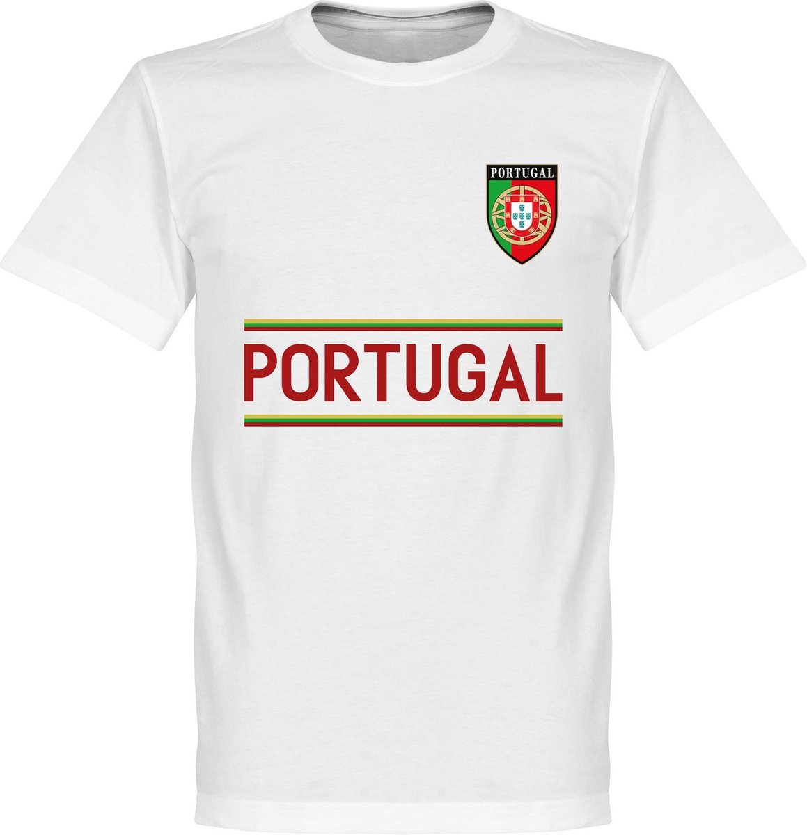 1159x1200-204 Portugal Team T-Shirt - Wit - XS - Afbeelding 1