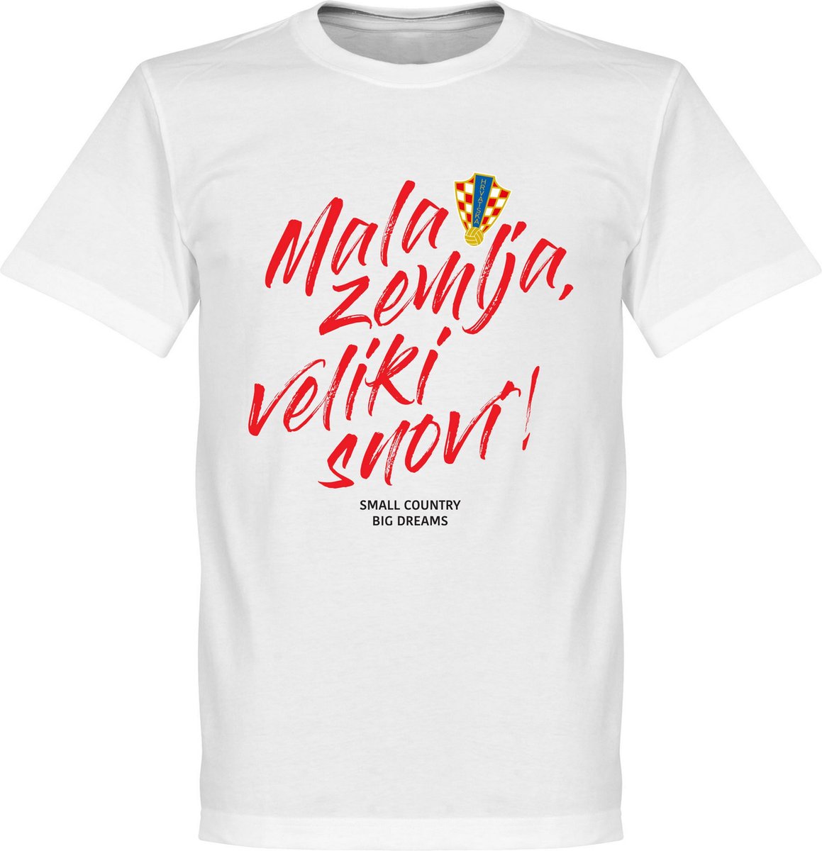 1159x1200-216 Kroatië Mala Zemlja, Veliki Snovi T-Shirt - Wit - XXXXL - Afbeelding 1
