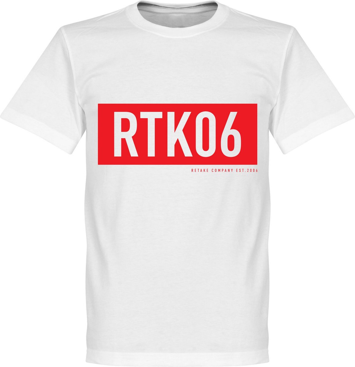 1159x1200-234 Retake RTK06 Bar T-Shirt - Wit - S - Afbeelding 1