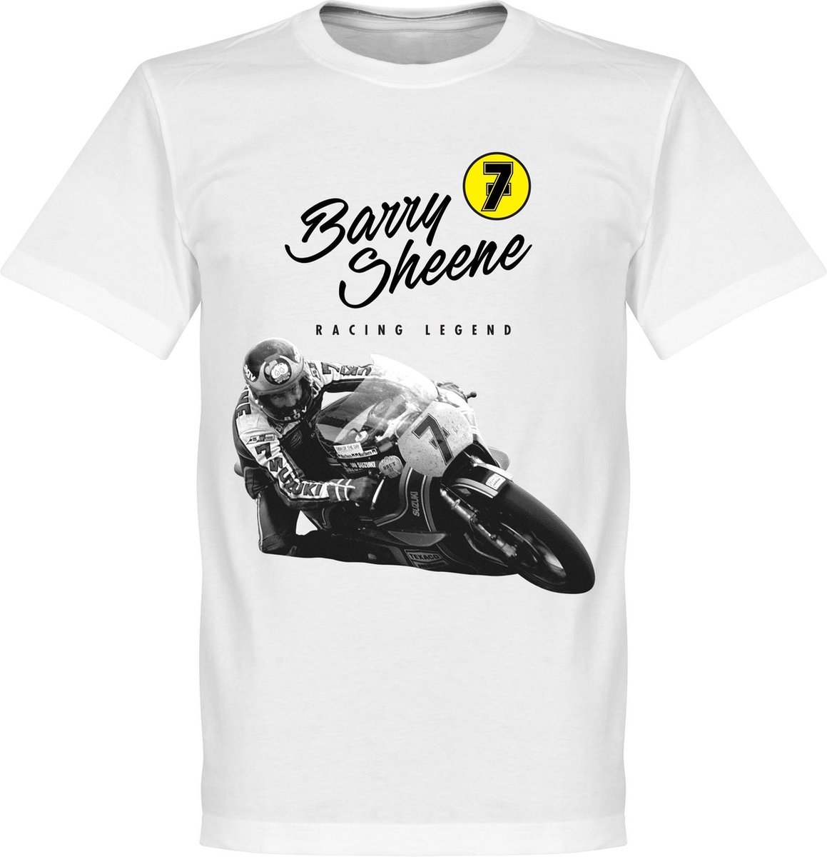 1159x1200-32 Barry Sheene Motor T-Shirt - XS - Afbeelding 1