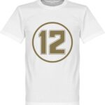 Senna 12 Retro T-Shirt - Wit  - XXL