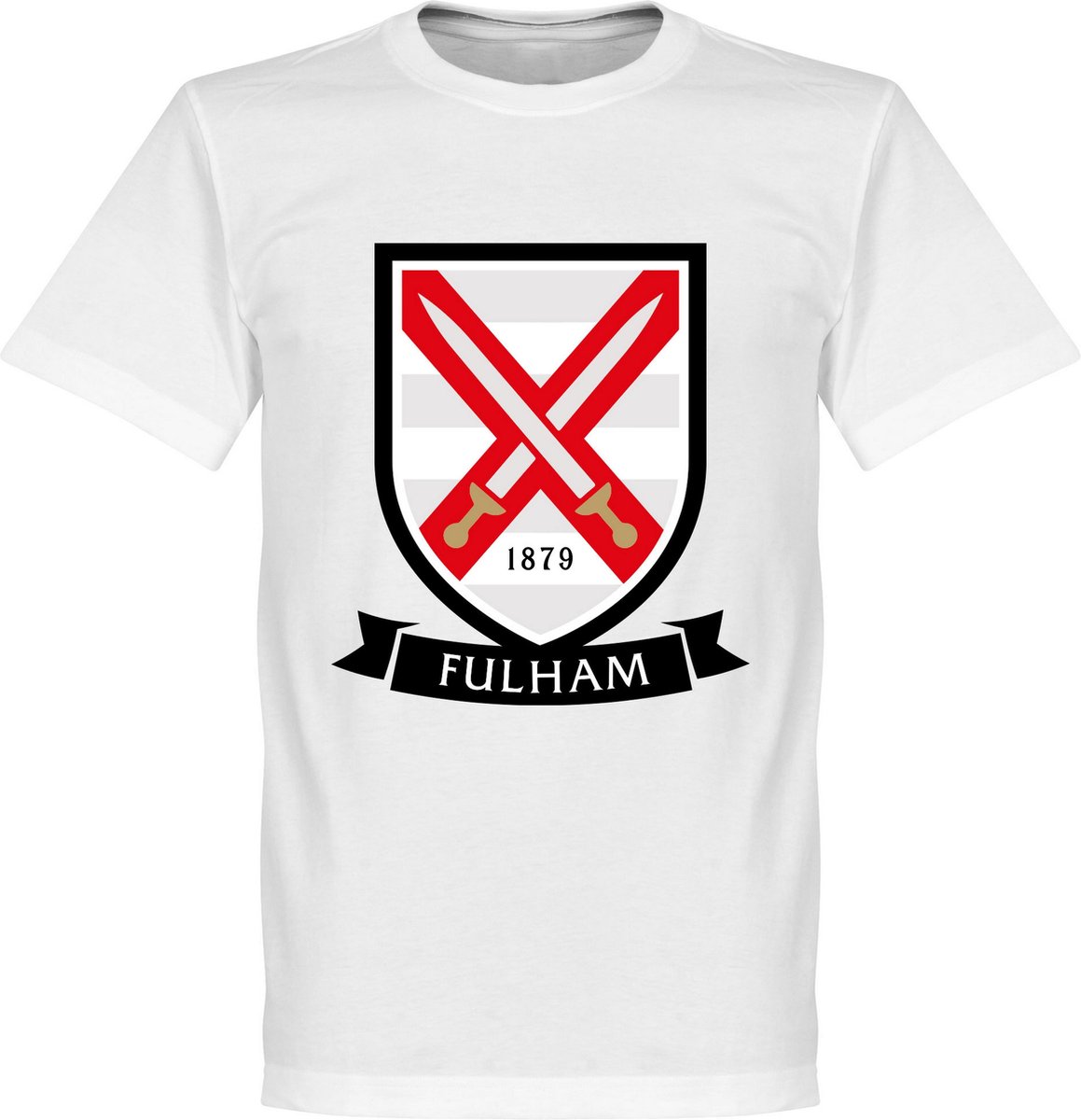 1159x1200-333 Fulham Logo T-Shirt - Wit - XS - Afbeelding 1