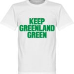 Keep Greenland Green T-Shirt - Wit - 3XL