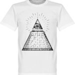 Alziend Oog T-Shirt - Wit - S