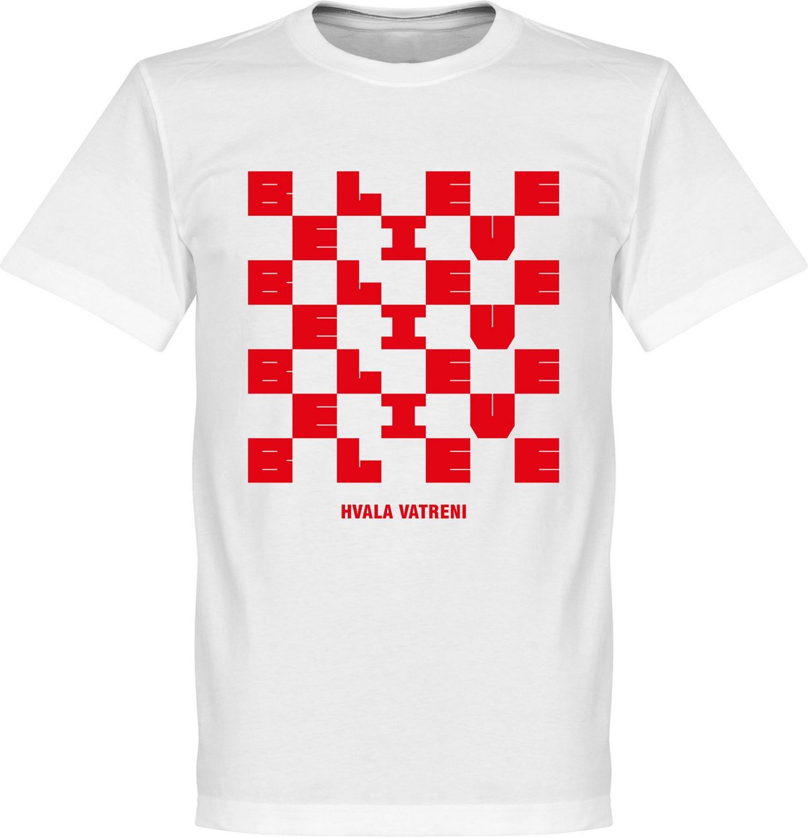 1159x1200-434 Kroatië BELIEVE T-Shirt - Kinderen - 92/98 - Afbeelding 1