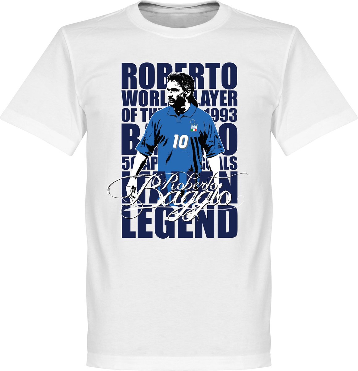 1159x1200-44 Baggio Legend T-Shirt - XL - Afbeelding 1