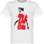 Kenny Dalglish Graffiti T-Shirt - Wit - XXL