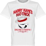 Harry Kane's Panama Hattrick T-Shirt - Wit - 5XL
