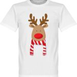 Reindeer Supporter T-Shirt - Rood/Wit - XXXL