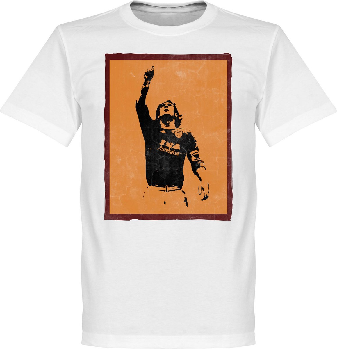 1159x1200-547 Totti Silhouette T-Shirt - L - Afbeelding 1