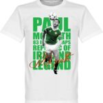 Paul McGrath Legend T-Shirt - Wit - M