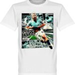 Sergio Aguero Comic T-Shirt - Wit - XS