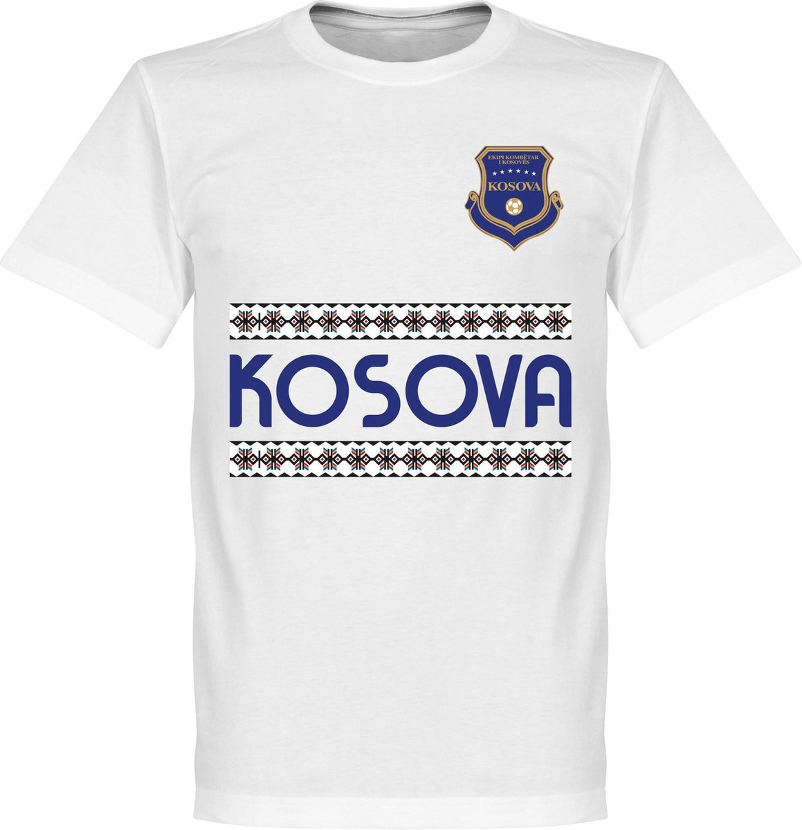 1159x1200-660 Kosovo Team T-Shirt - Wit - 5XL - Afbeelding 1
