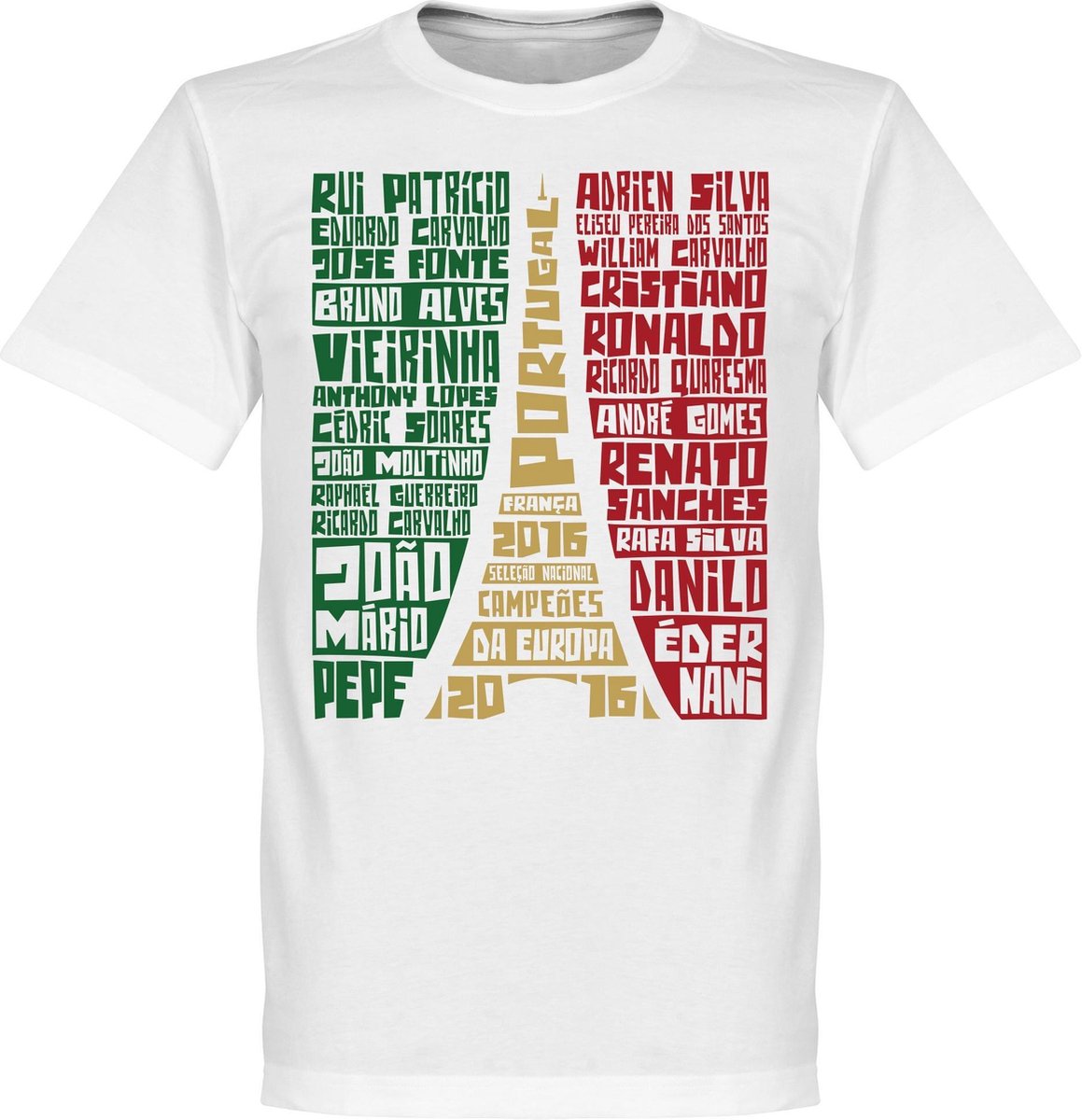 1159x1200-679 Portugal EURO 2016 Selectie T-Shirt - XXL - Afbeelding 1